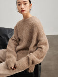 KHAKI Loose Fit Sweater for Women by Butterfly Kingdom