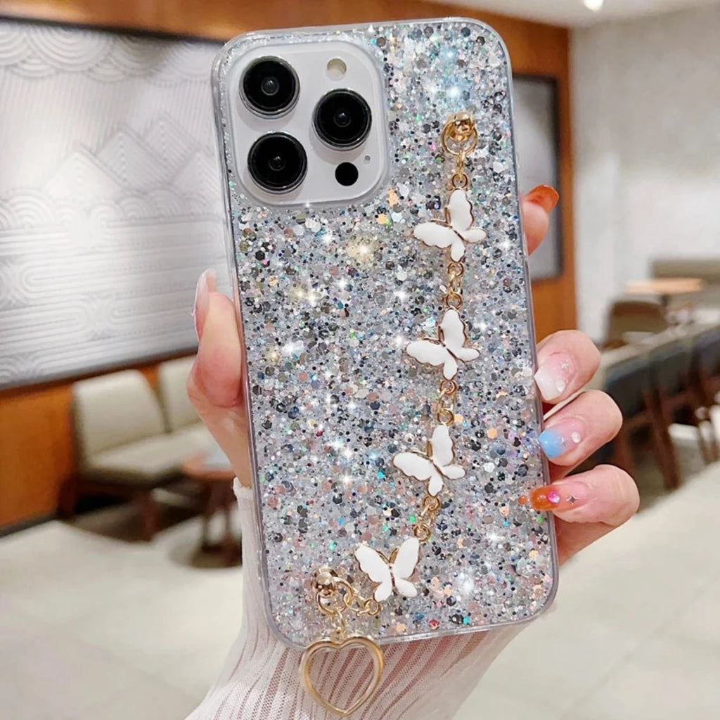 Glitter Butterfly Phone Case | BUTTERFLY KINGDOM Glitter Butterfly Phone Case | BUTTERFLY KINGDOM