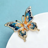 CUTE BLUE Classic Butterfly Pin for Women