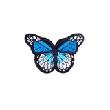 little blue Butterfly Embroidered Patch