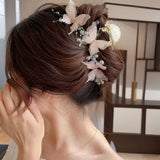 champagne Large Fairy Butterfly Hair Clip for Women & Girls