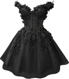 BLACK homecoming butterfly dress