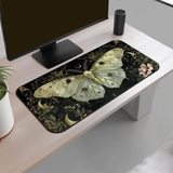 Stylish Black and White Butterfly Mousepad