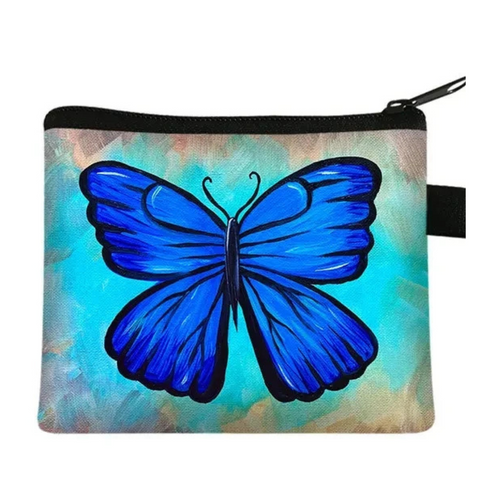 Turquoise Butterfly Wallet
