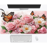 Viceroy Butterfly and Roses Mousepad