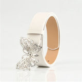 White Butterfly Belt for women