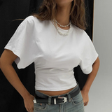 White Butterfly T Shirt