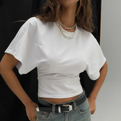White Butterfly T Shirt