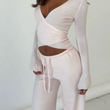 Women’s White Butterfly sport Sweatpants