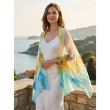 fashion Women’s Lightweight Mulberry Silk Butterfly Scarf