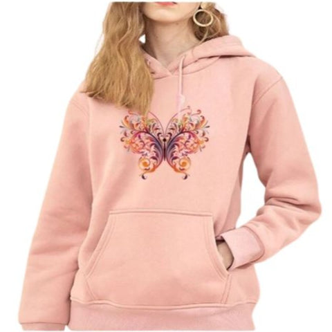 abstract butterfly sweatshirt