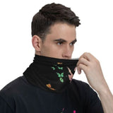 art butterfy bandana with polyester material