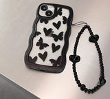Black and White Butterfly Phone Case (iPhone)