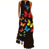 black butterfly dress