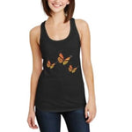 Black Butterfly Tank Top