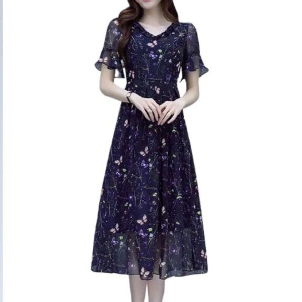 blue sequin dress motel rocks Butterfly Pearl Dress