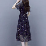 stylish blue butterfly dress 