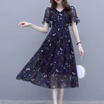 blue butterfly dress