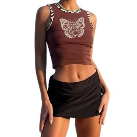 Butterfly Crop Top