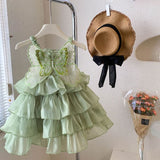 green butterfly dress for kids