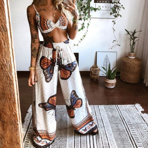 butterfly pants set