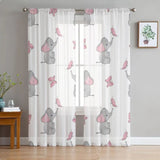 elephant butterfly curtains