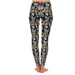 feathered butterfly leggings design