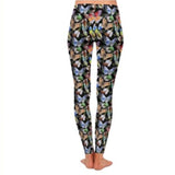feathered butterfly leggings design