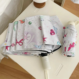 Casual Butterfly Travel Folding Umbrella for women