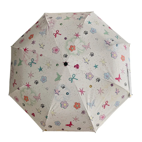 Casual Butterfly Travel Folding Umbrella
