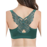 Green Butterfly Bra for women