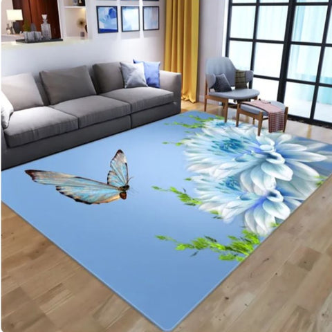 haristreak butterfly rug