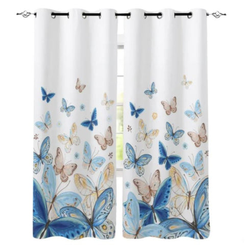 hundreds of butterflies curtains