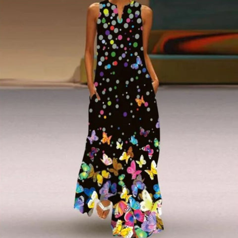 Long Butterfly Dress