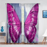 orchid butterfly curtains