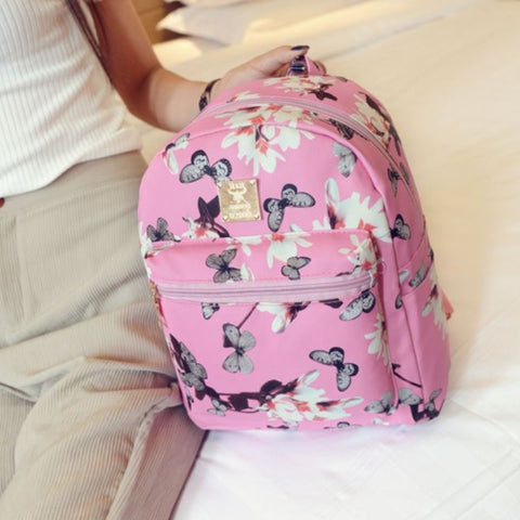 butterfly laptop backpack Pink Butterfly Backpack