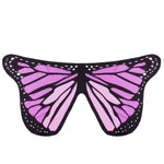 purple butterfly wing scarf
