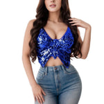 Y2k Sequin Butterfly Top