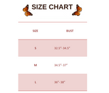 size chart for Turtleneck Sweater by Butterfly Kingdom