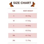 size chart for beaded butterfly jeans