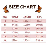 size chart for grey butterfly pants
