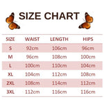 size chart for purple butterfly pants