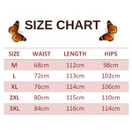 size chart for copper butterfly pants