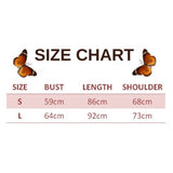 size chart for butterfly beach kimono