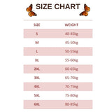 size chart for butterfly denim shorts
