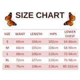 size chart for butterfly pants set