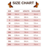 size chart for butterfly kimono cover