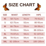 size chart for malachite butterfly leggings