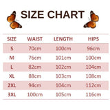 size chart for delias butterfly imitation jeans