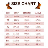 size chart for navy blue butterfly dress
